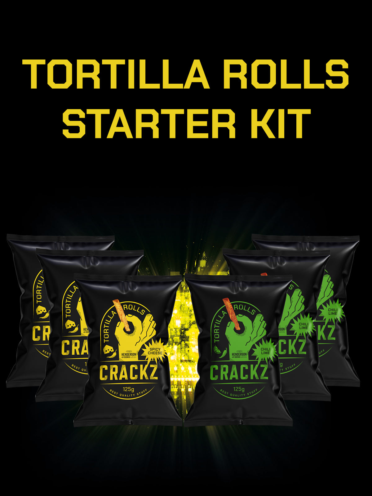 CRACKZ TORTILLA ROLLS STARTER KIT