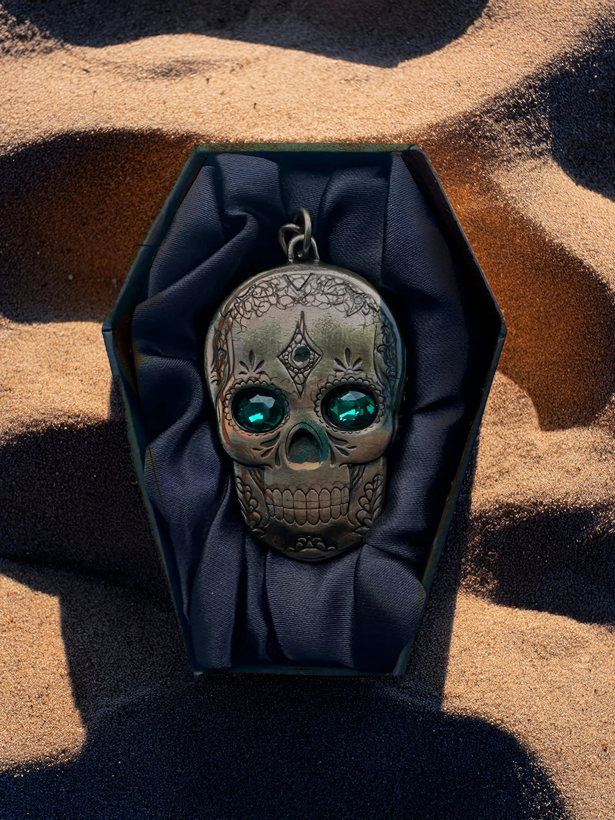 SALITOS SKULL KEYRING