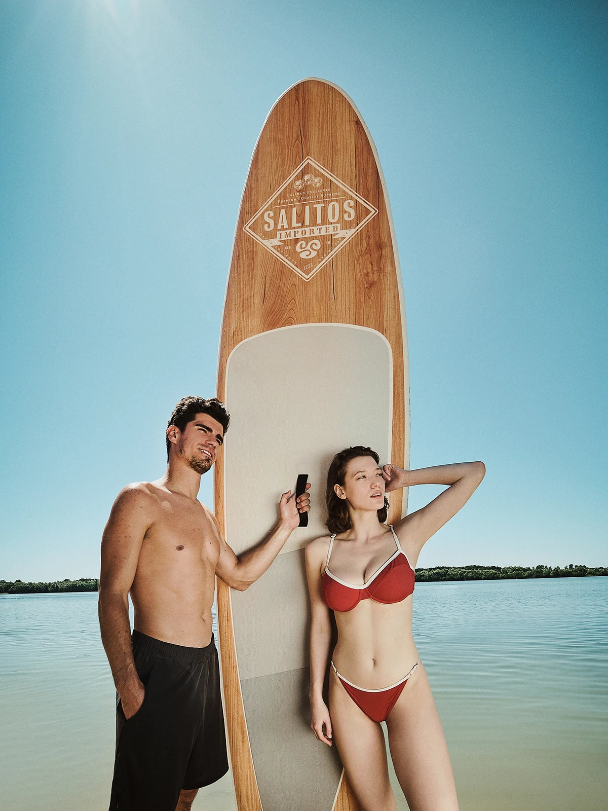 SALITOS STAND UP PADDLE BOARD WOOD