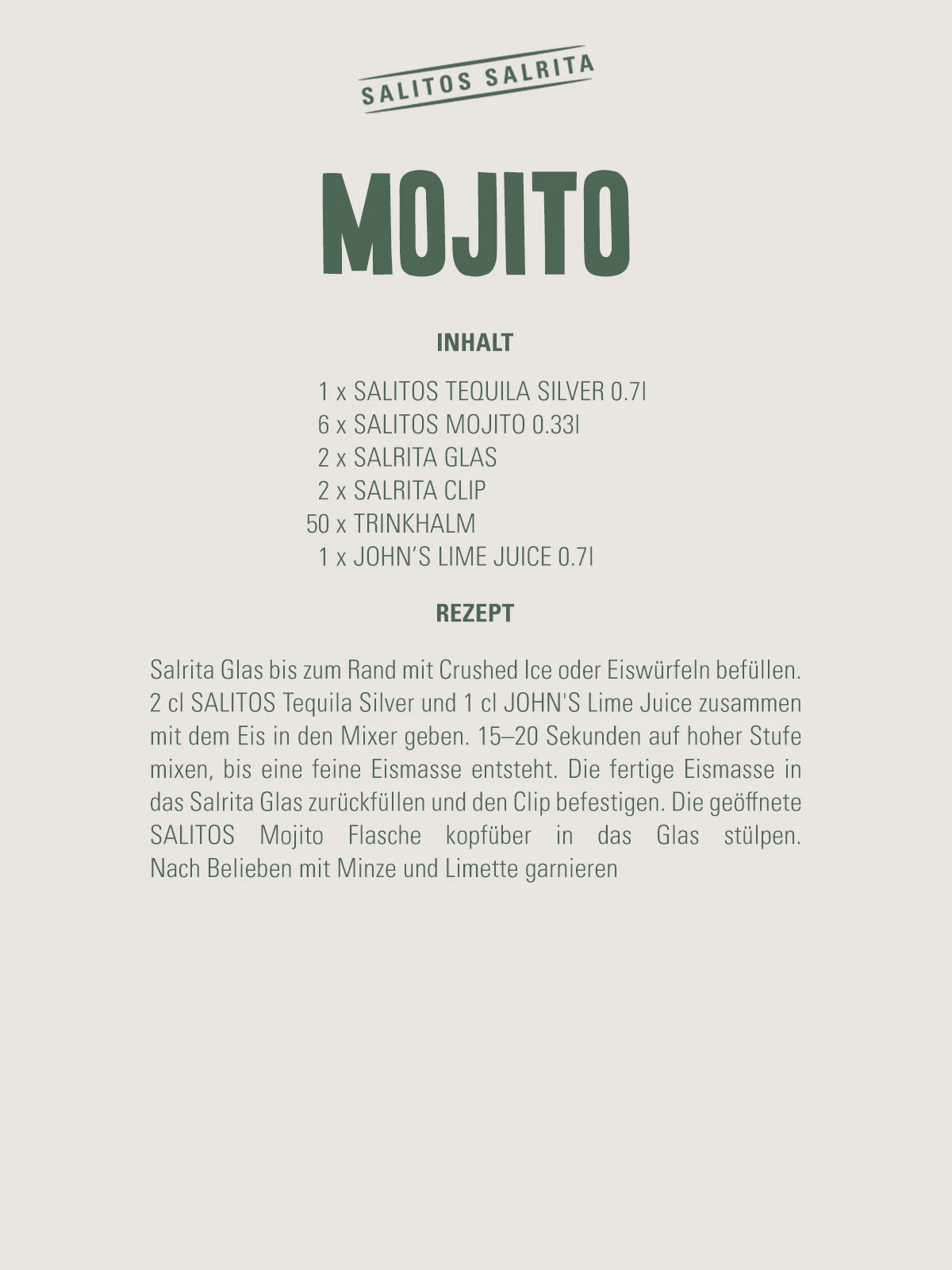 SALITOS SALRITA MOJITO