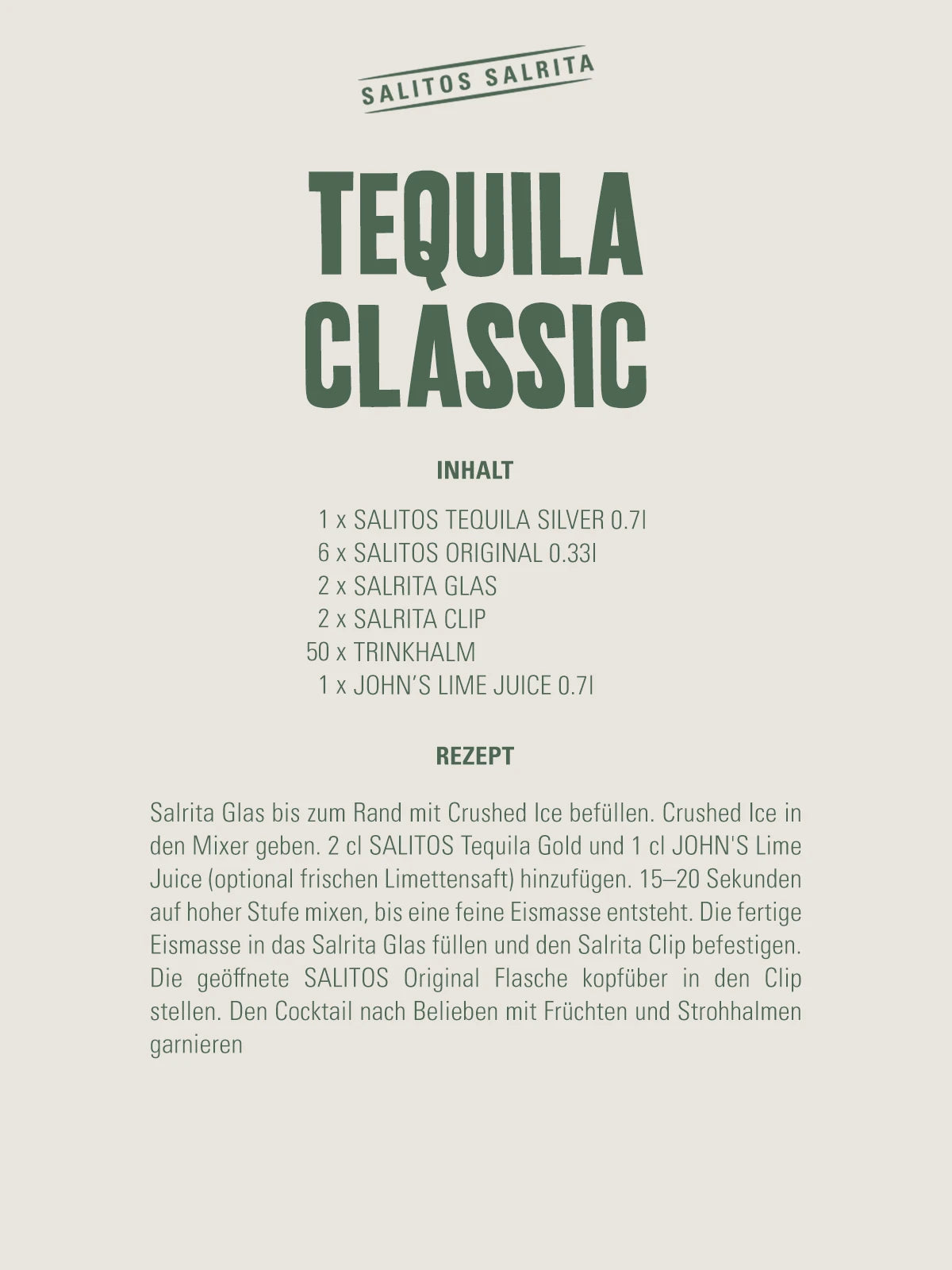 SALITOS SALRITA TEQUILA CLASSIC