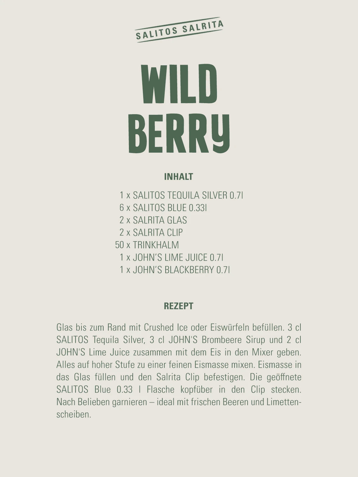 SALITOS SALRITA WILD BERRY