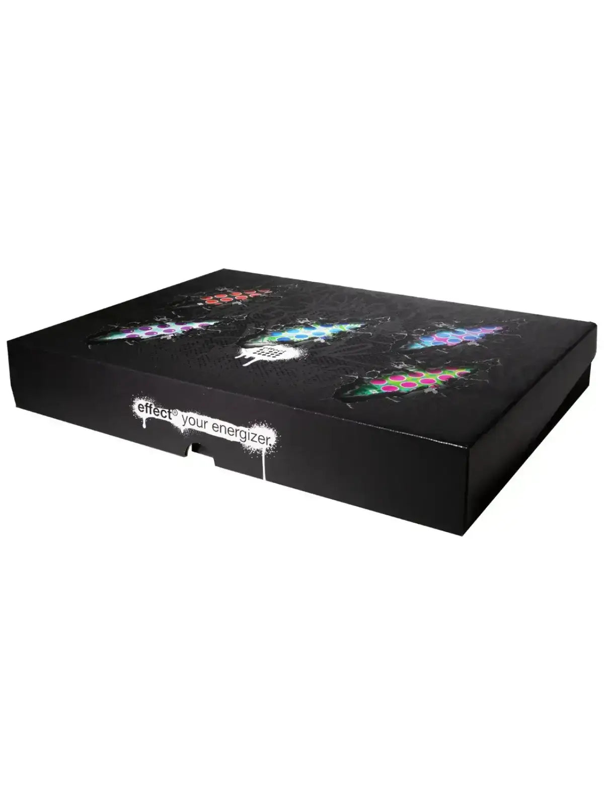 effect FLAVOURED TASTING BOX mit den Geschmacksrichtungen BLACK AÇAÍ, GRAPE MINT und COCONUT BLUEBERRY