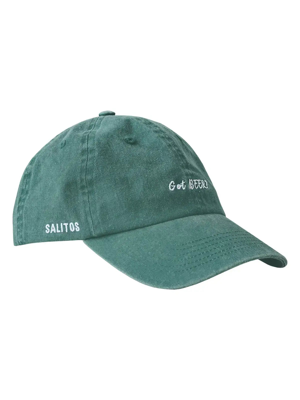 eine grüne SALITOS Cap auf weißem Hintergrund