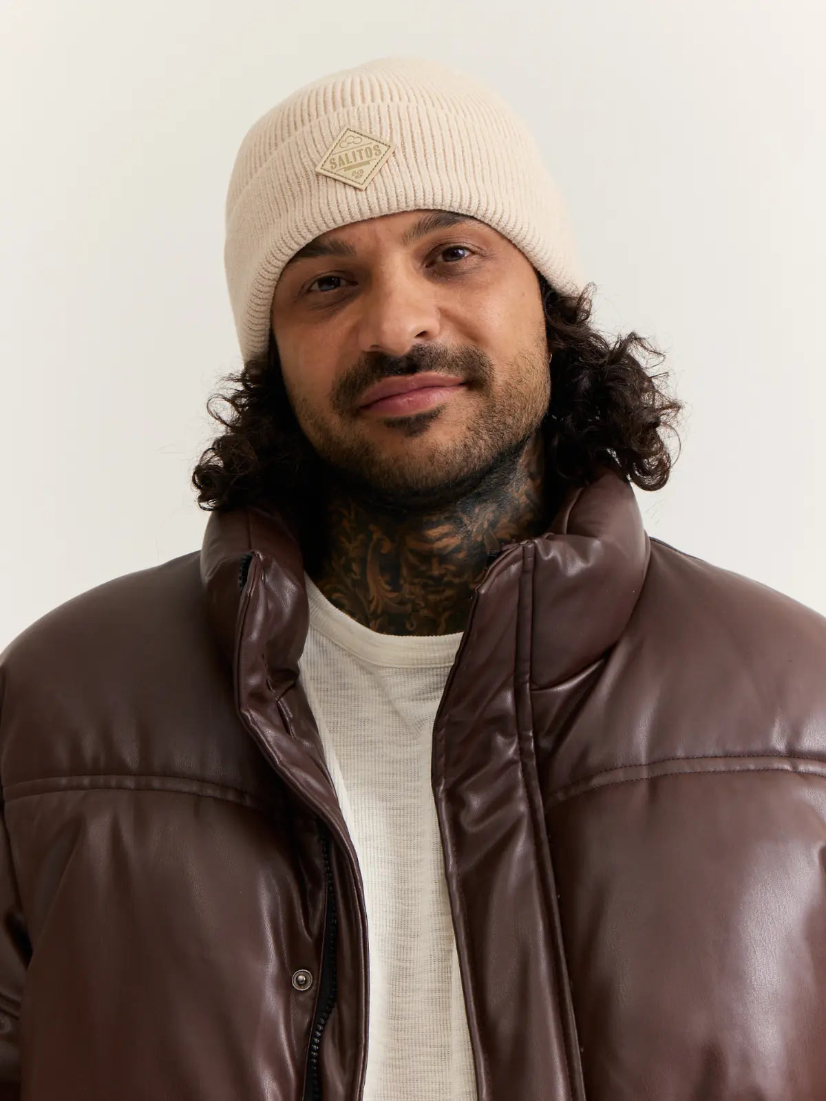 SALITOS Herren Beanie Beige