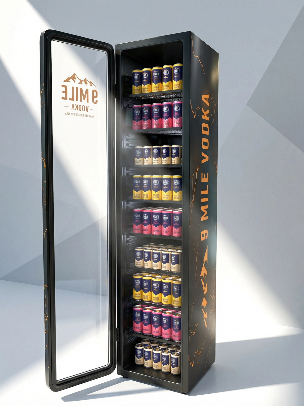9 MILE Vodka RETRO SLIM COOLER