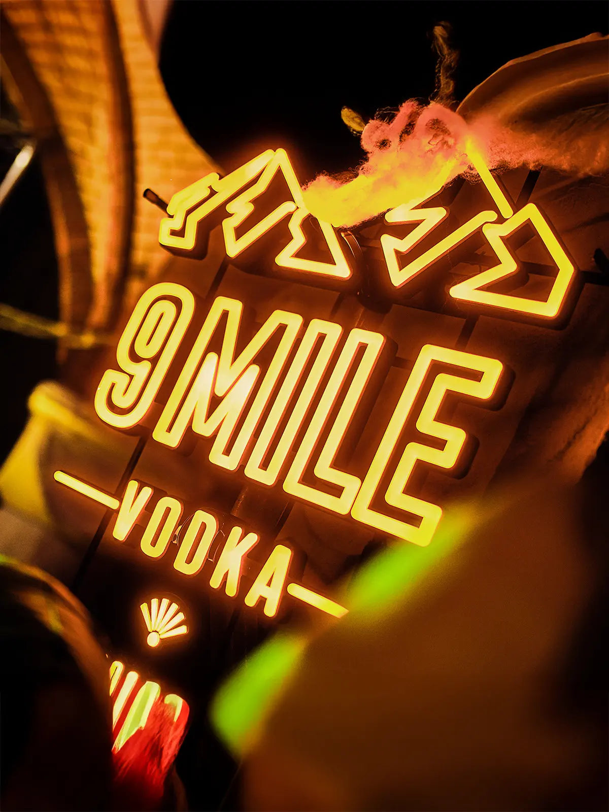 9 MILE Vodka LED SIGN