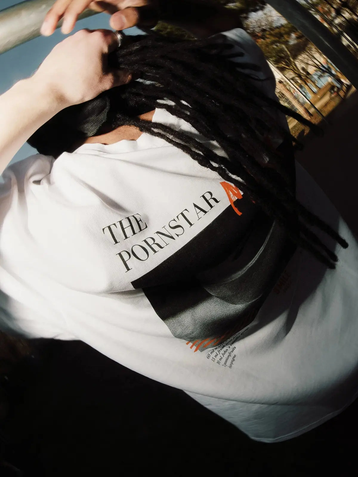 Oversized Shirt mit Pornstar Martini Design