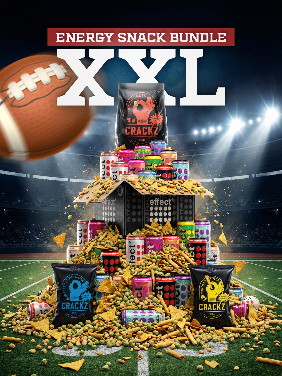 effect® x CRACKZ XXL ENERGY SNACK BUNDLE