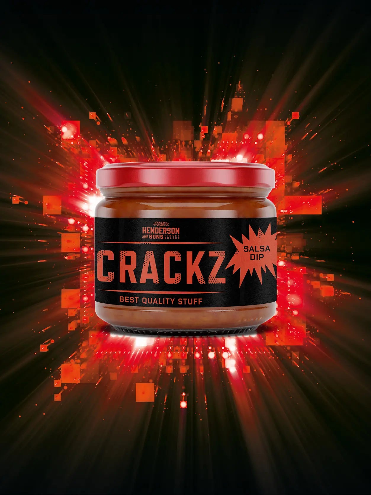 CRACKZ HOT SALSA DIP 235ml