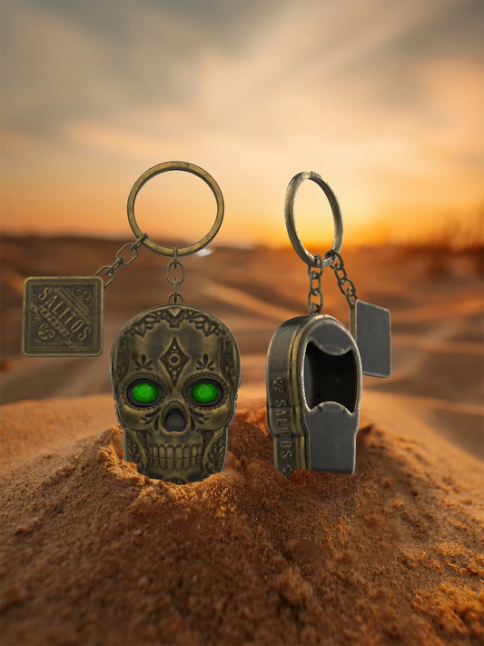 SALITOS SKULL KEYRING