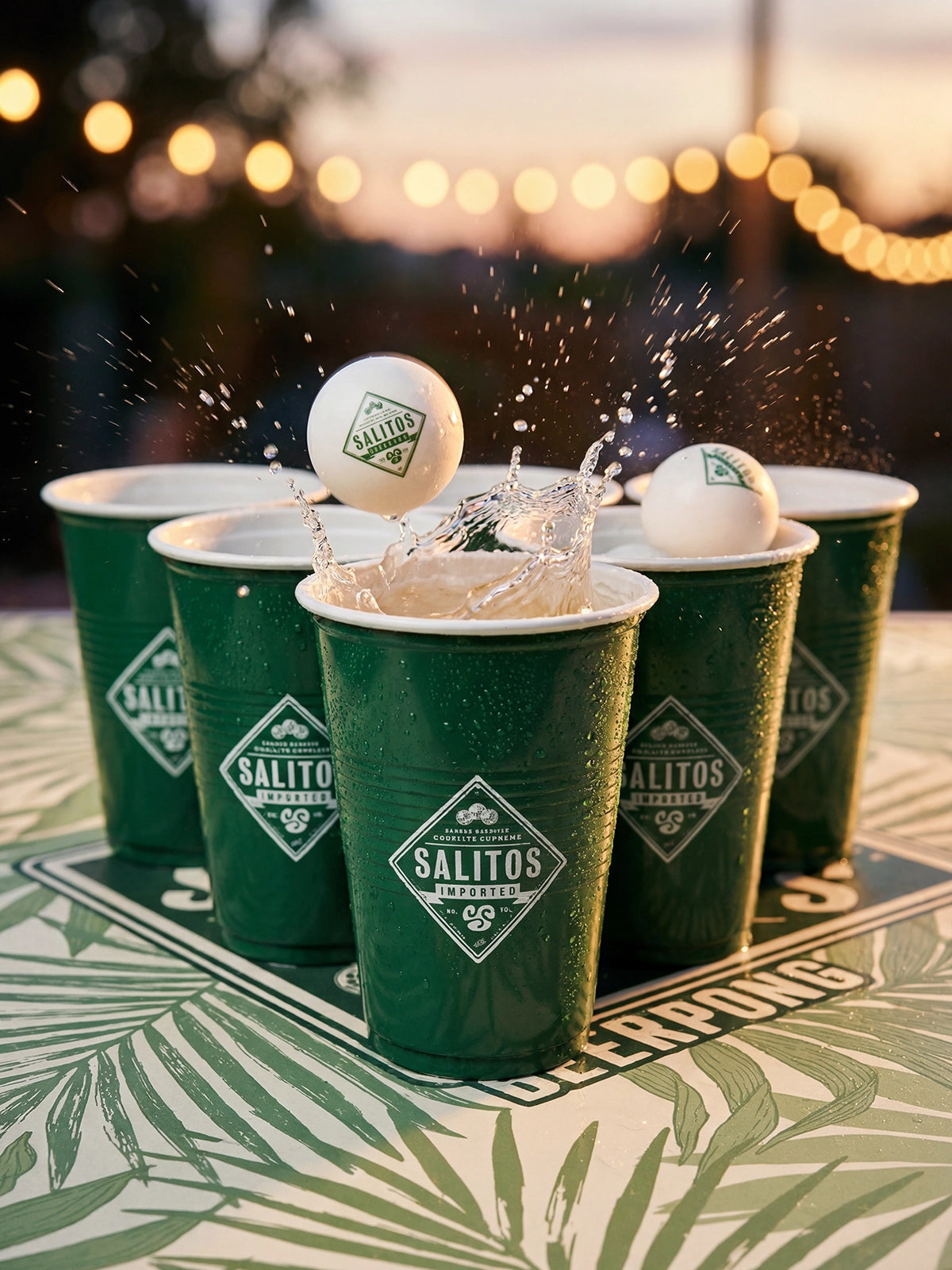 SALITOS BEER PONG CUPS & BALLS