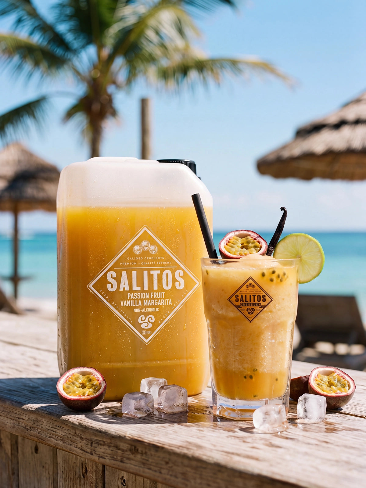 SALITOS PASSION FRUIT VANILLA MARGARITA 3L