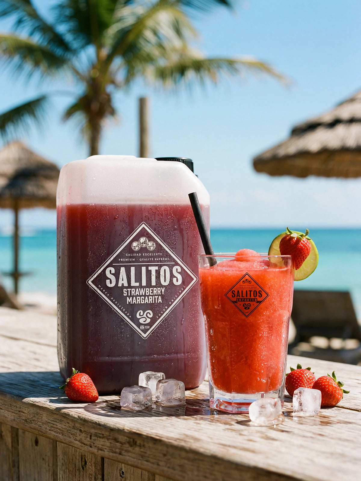 SALITOS STRAWBERRY MARGARITA 3L