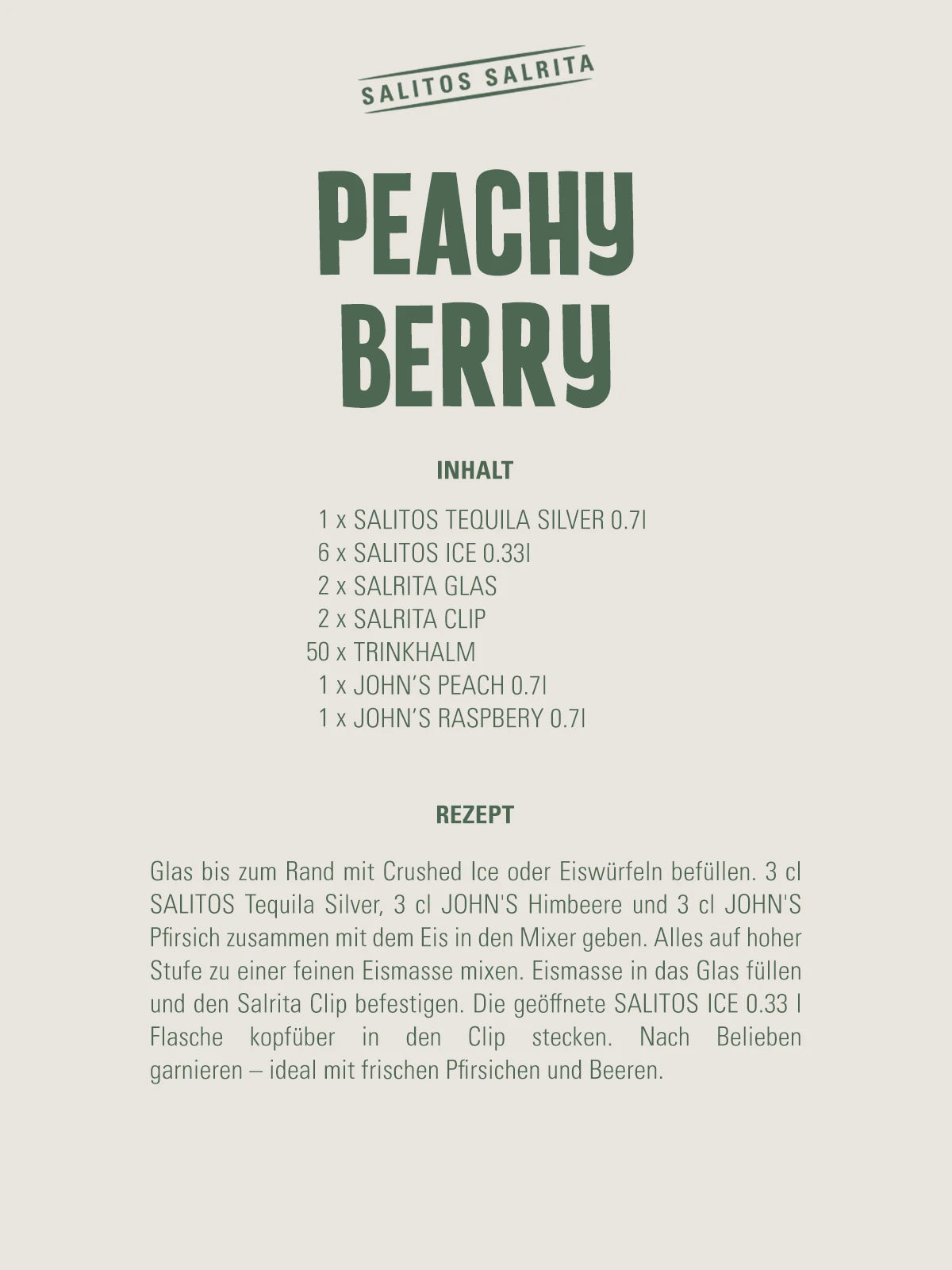 SALITOS SALRITA PEACHY BERRY