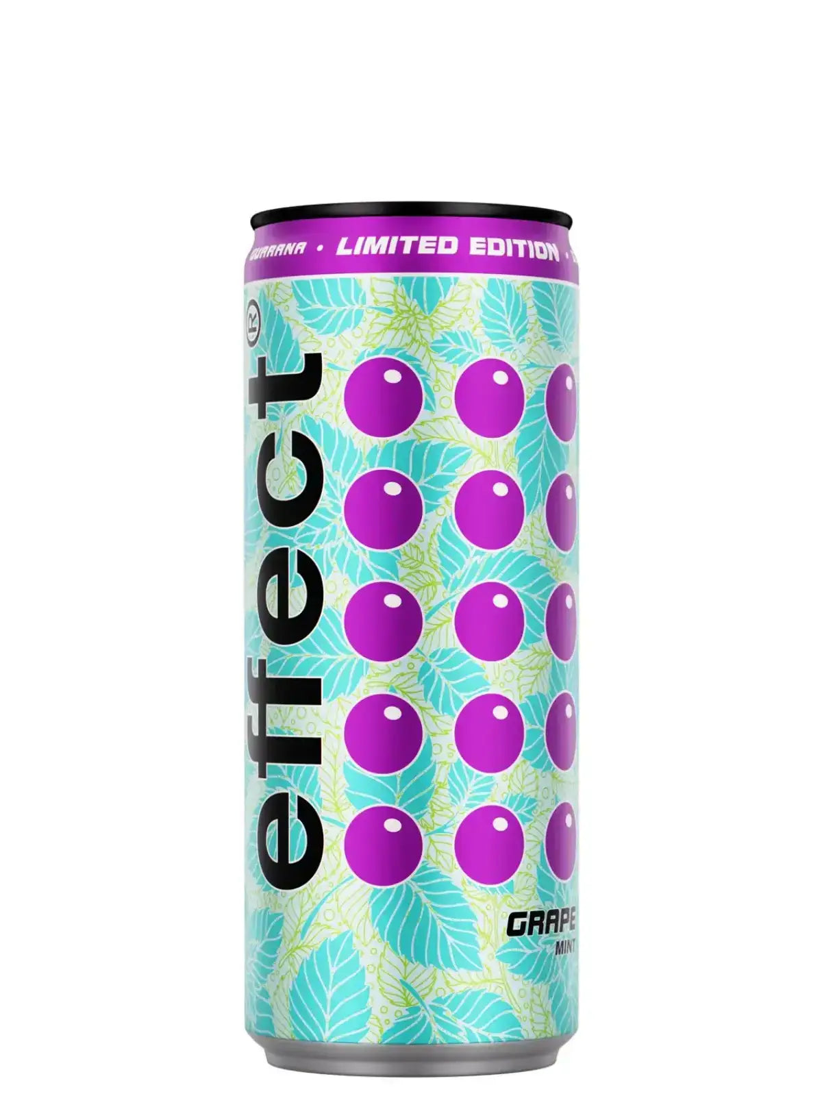 Eine Dose effect Grape Mint auf weißem Hintergrund.