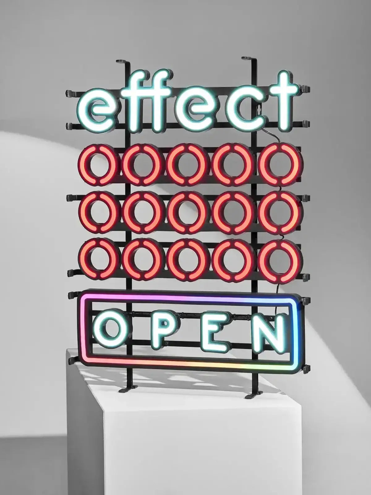 ein effect Open LED Schild