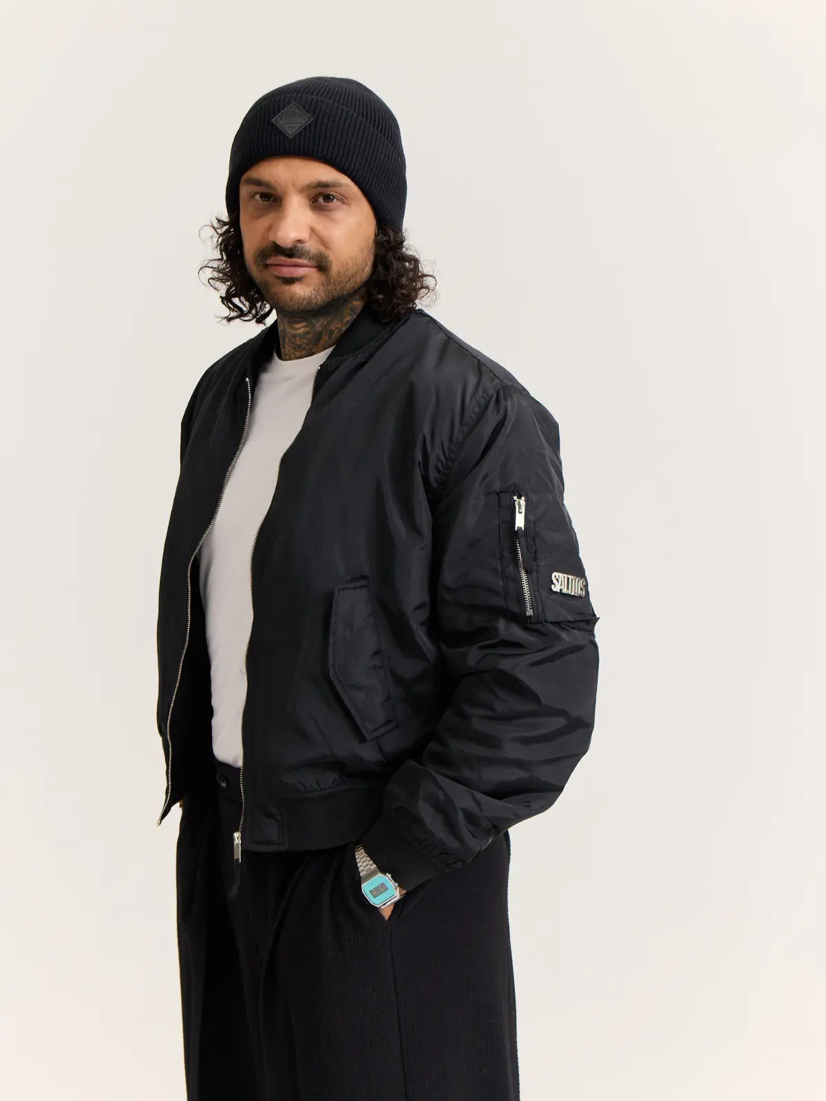 SALITOS Herren Beanie schwarz